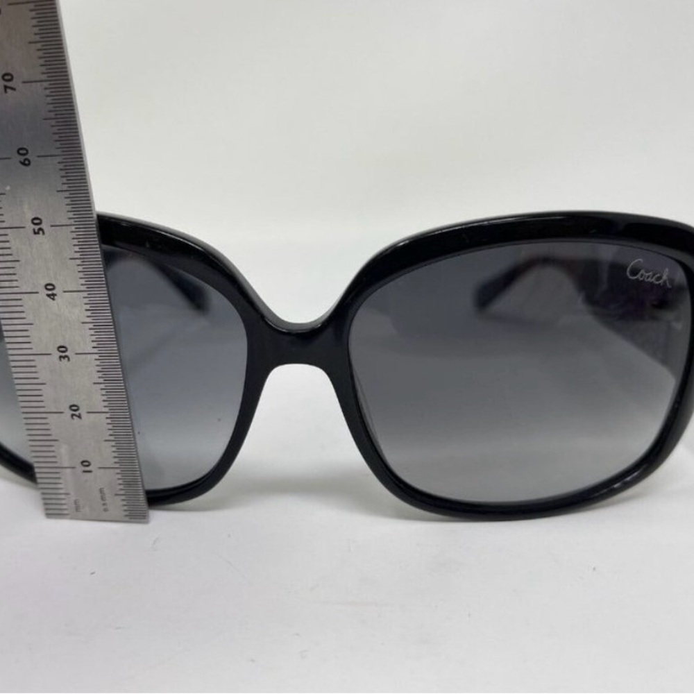 Coach Signature Scarlet Black Oversized Sunglasses PreLOVED Cond See all pics - Picture 13 of 13